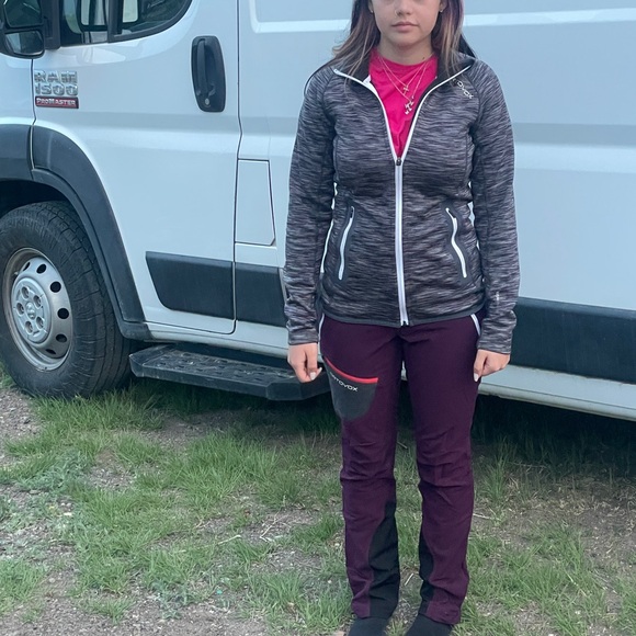 ORTOVOX Womens Size Small MERINO LIGHT MELANGE JACKET GRAY / GREY (not blue) - Picture 11 of 15